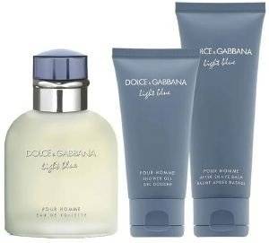 DOLCE & GABBANA LIGHT BLUE POUR HOMME EDT SET