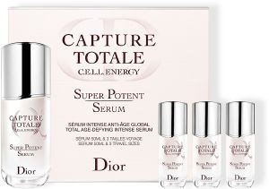 CAPTURE TOTALE TOTAL AGE-DEFYING INTENSE SERUM 50 ML BOTTLE & THREE TRAVEL-SIZE SERUMS CAPTURE TOTALE TOTAL AGE-DEFYING INTENSE SERUM 50 ML BOTTLE & THREE TRAVEL-SIZE SERUMS