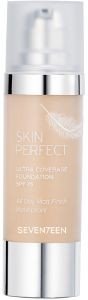 SEVENTEEN MAKE UP SEVENTEEN SKIN PERFECT ULTRA COVERAGE WATERPROOF FOUNDATION 01 SPF15 30ML