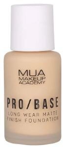 MUA MAKE UP ACADEMY MAKE UP MUA PRO/BASE LONG WEAR MATTE FINISH FOUNDATION 154 30ML