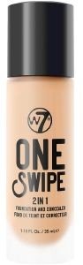 MAKE UP W7 ONE SWIPE 2-IN-1 FOUNDATION & CONCEALER FRESH BEIGE 35ML MAKE UP W7 ONE SWIPE 2-IN-1 FOUNDATION & CONCEALER FRESH BEIGE 35ML
