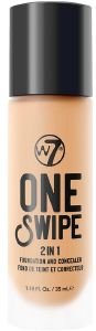 MAKE UP W7 ONE SWIPE 2-IN-1 FOUNDATION & CONCEALER EARLY TAN 35ML
