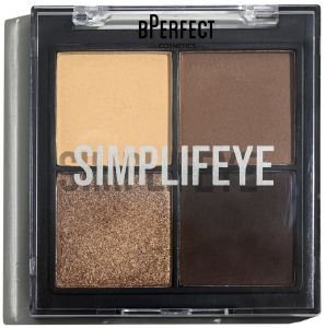 BPERFECT ΠΑΛΕΤΑ ΣΚΙΩΝ BPERFECT COSMETICS SIMPLIF EYE NUDE NECESSITIES QUAD PALETTE 14GR