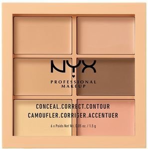 ΠΑΛΕΤΑ CONCEALER NYX PROFESSIONAL CONCEAL CORRECT CONTOUR PALETTE ΠΑΛΕΤΑ CONCEALER NYX PROFESSIONAL CONCEAL CORRECT CONTOUR PALETTE
