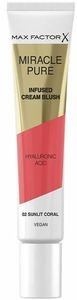  MAX FACTOR MIRACLE PURE CREAM BLUSH 002 SUNLIT CORAL 15ML