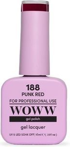   WOWW COSMETICS 188 PUNK RED (10ML)