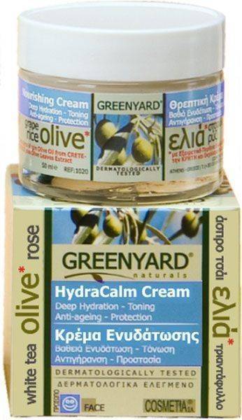 GREENYARD HYDRACALM CREAM, ΚΡΕΜΑ ΕΝΥΔΑΤΩΣΗΣ, BY GREENYARD