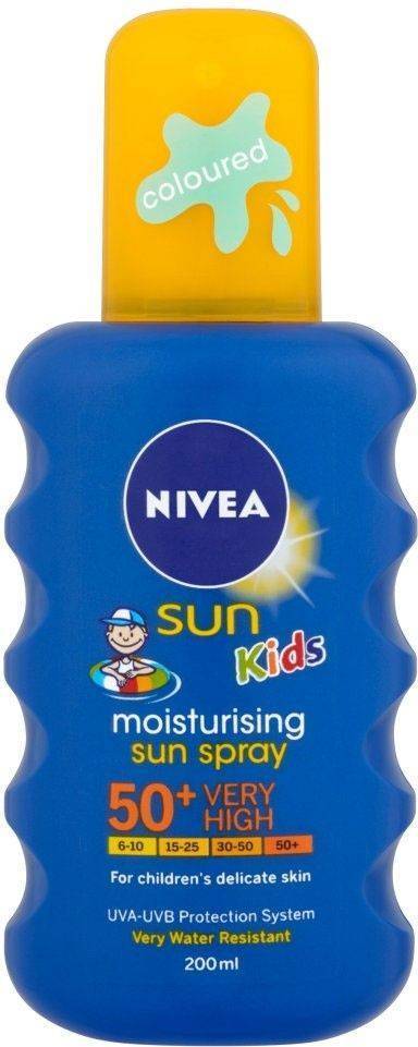 ΑΝΤΗΛΙΑΚΟ ΠΑΙΔΙΚΟ NIVEA SUN COLOUR SPRAY SPF 50+ 200 ML