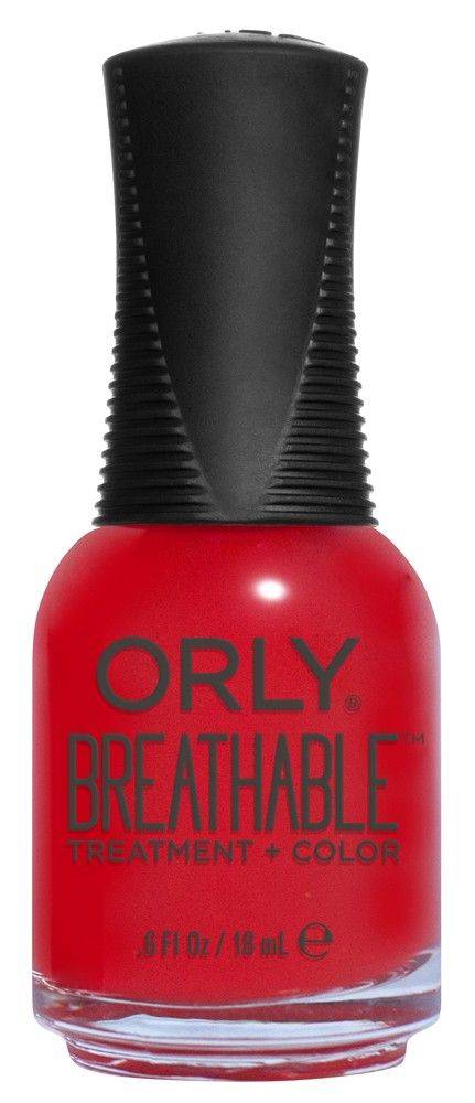 ORLY ΘΕΡΑΠΕΙΑ ΚΑΙ ΒΕΡΝΙΚΙ ORLY BREATHABLE LOVE MY NAILS 20905 ΚΟΚΚΙΝΟ 18ML