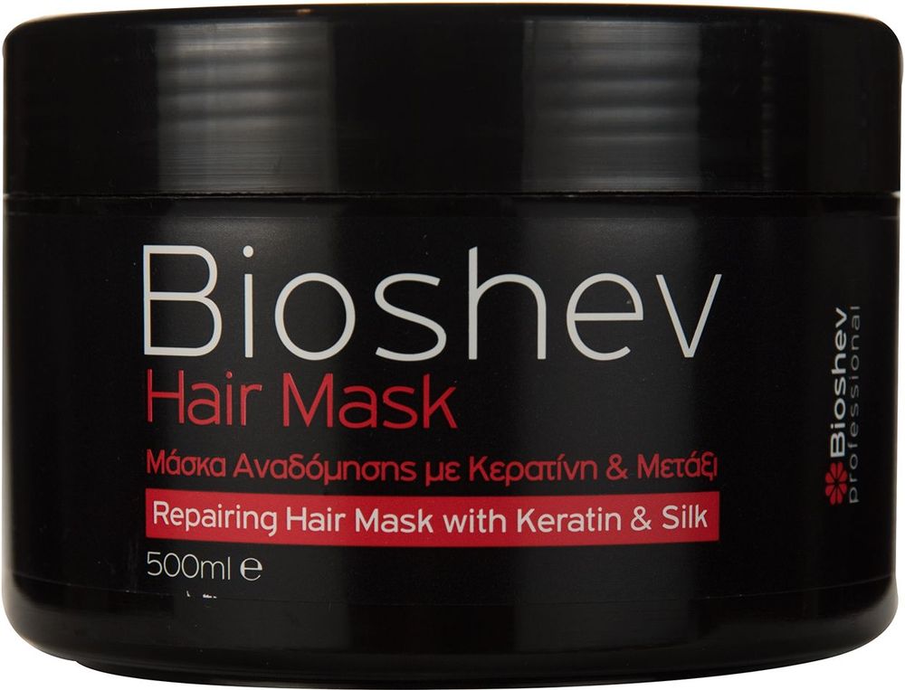BIOSHEV ΜΑΣΚΑ ΜΑΛΛΙΩΝ BIOSHEV ΑΝΑΔΟΜΗΣΗΣ ΜΕ ΜΕΤΑΞΙ (500ML)