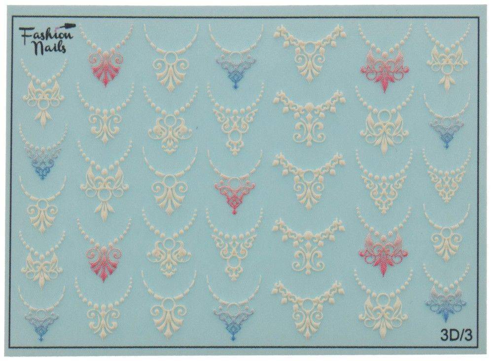 ΑΥΤΟΚΟΛΛΗΤΑ ΝΕΡΟΥ OEM FASHION NAILS 3D SLIDER 03