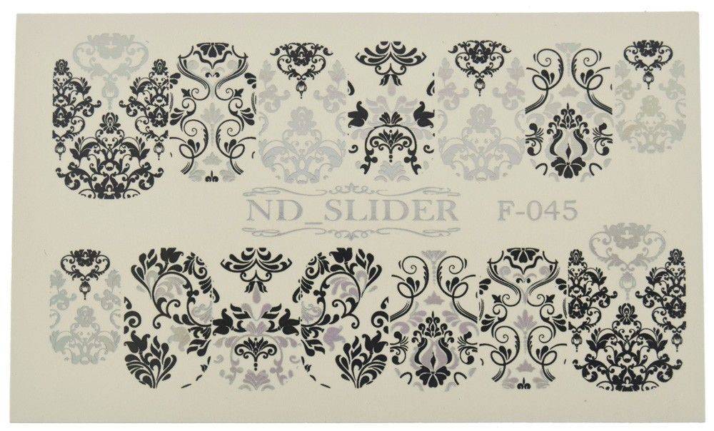 ΑΥΤΟΚΟΛΛΗΤΑ ΝΕΡΟΥ OEM ND F 045 BLACK HOLO SILVER