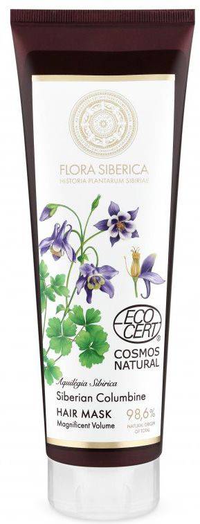 NATURA SIBERICA ΜΑΣΚΑ ΜΑΛΛΙΩΝ NATURA SIBERICA FLORA SIBERICA SIBERIAN COLUMBINE 200ML