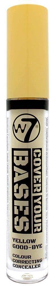 CONCEALER W7 COVER YOUR BASE ΚΙΤΡΙΝΟ