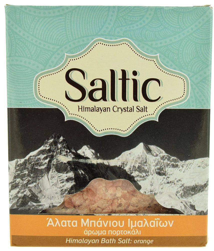 ΑΛΑΤΑ ΜΠΑΝΙΟΥ SALTIC ΑΠΟ ΟΡΥΚΤΟ ΑΛΑΤΙ ΠΟΡΤΟΚΑΛΙ 1 KG