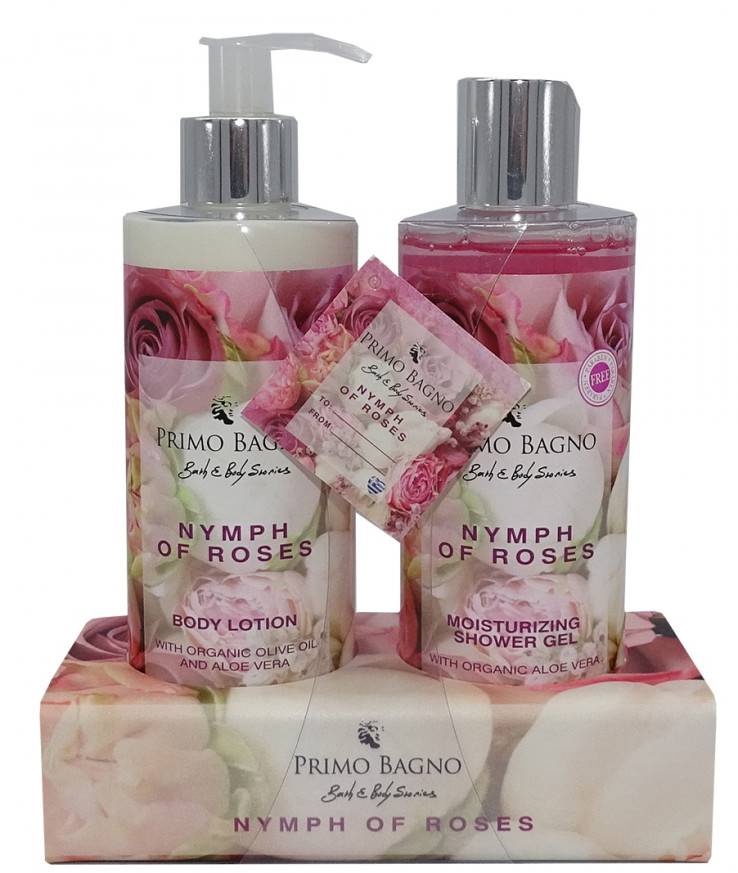ΣΕΤ ΔΩΡΟΥ PRIMO BAGNO ΑΚΡΥΛΙΚΗ ΘΗΚΗ NYMPH OF ROSES