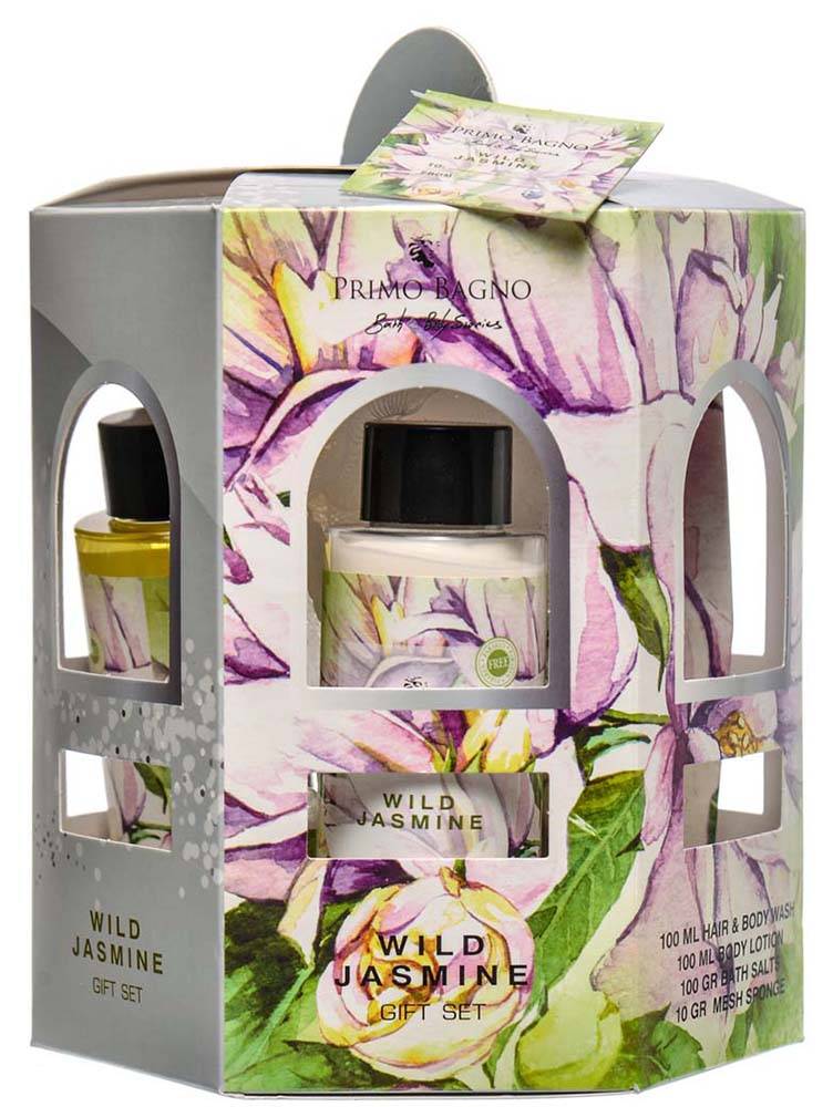 ΣΕΤ ΔΩΡΟΥ PRIMO BAGNO LANTERN WILD JASMINE 4ΤΜΧ