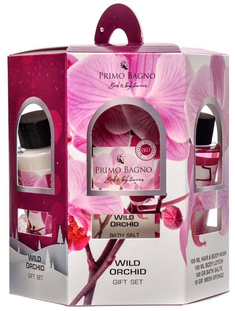 PRIMO BAGNO ΣΕΤ ΔΩΡΟΥ PRIMO BAGNO LANTERN WILD ORCHID 4ΤΜΧ