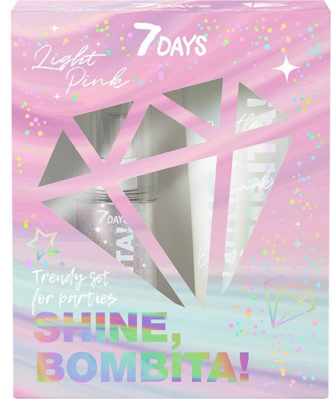 7DAYS ΣΕΤ ΔΩΡΟΥ 7DAYS BOMBITA LIGHT PINK SHINE (2ΤΜΧ)
