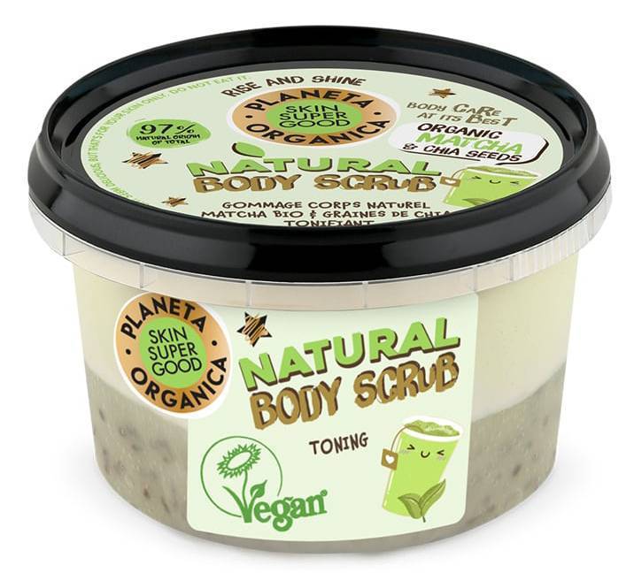 SCRUB PLANETA ORGANICA MATCHA - CHIA SEEDS (250ML)