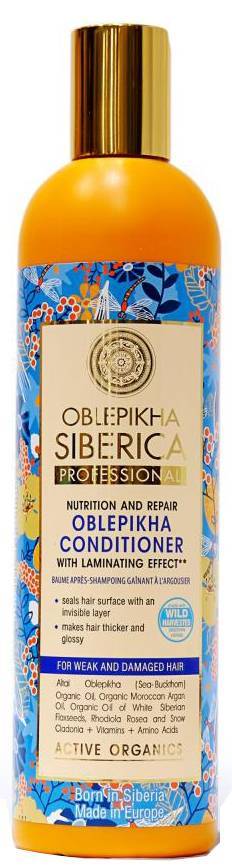 NATURA SIBERICA CONDITIONER NATURA SIBERICA OBLEPIKHA FOR WEAK AND DAMAGED HAIR 400ML