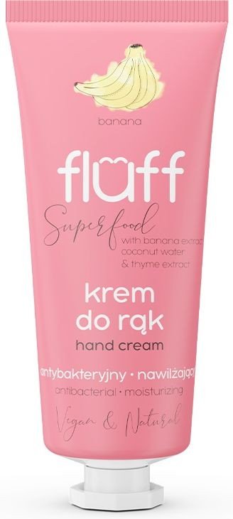 FLUFF HAND CREAM FLUFF ANTIBACTERIAL - MOISTURIZING BANANA 50ML