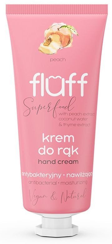 FLUFF HAND CREAM FLUFF ANTIBACTERIAL - MOISTURIZING PEACH 50ML