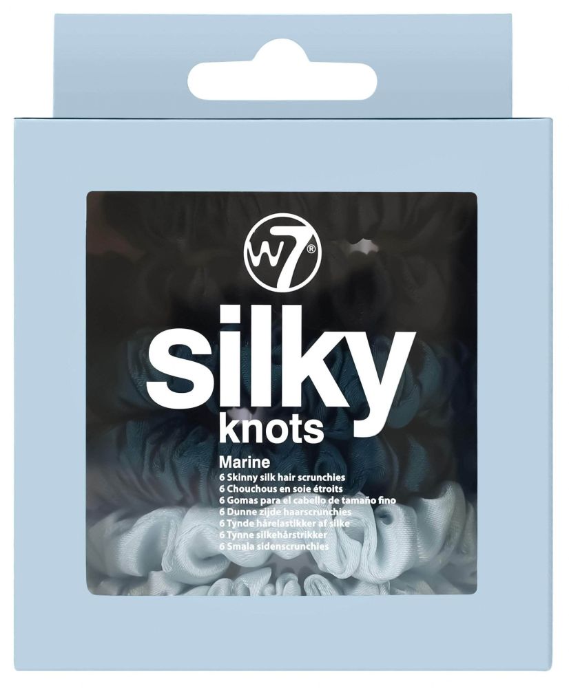 W7 HAIR SCRUNCHIES W7 SILKY KNOTS MARINE (6ΤΜΧ)