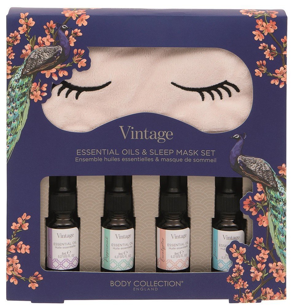 BODY COLLECTION ENGLAND ΣΕΤ ΔΩΡΟΥ BODY COLLECTION ENGLAND VINTAGE ESSENTIAL OILS - SLEEP MASK SET