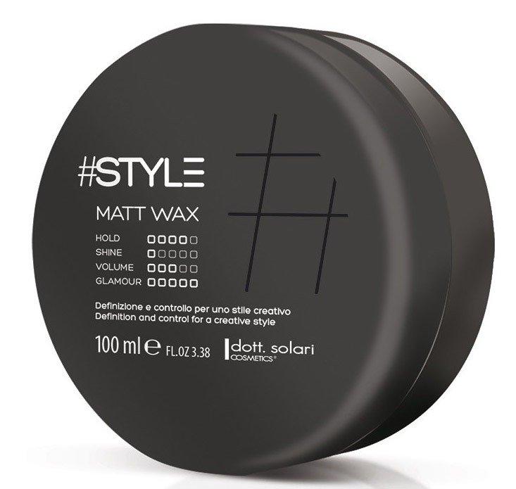 #STYLE ΚΕΡΙ ΜΑΛΛΙΩΝ #STYLE MATT WAX STRONG HOLD 100ML