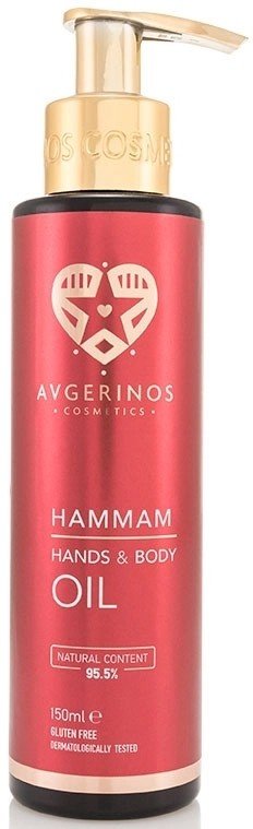 AVGERINOS COSMETICS ΞΗΡΟ ΛΑΔΙ ΣΩΜΑΤΟΣ ΚΑΙ ΜΑΛΛΙΩΝ AVGERINOS COSMETICS HAMMAM 150ML