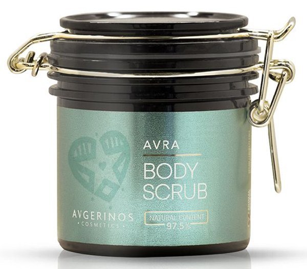 AVGERINOS COSMETICS SCRUB ΣΩΜΑΤΟΣ ΚΑΙ ΧΕΡΙΩΝ AVGERINOS COSMETICS AVRA 250GR