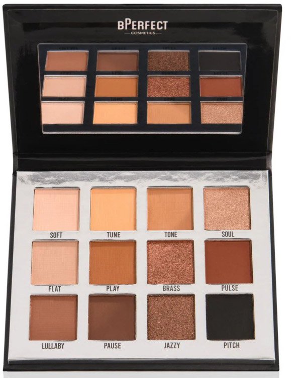 BPERFECT ΠΑΛΕΤΑ ΣΚΙΩΝ BPERFECT COSMETICS MINI MUTED PALETTE 11.5GR