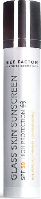 BEE FACTOR ΑΝΤΗΛΙΑΚΗ ΚΡΕΜΑ ΠΡΟΣΩΠΟΥ BEE FACTOR GLASS SKIN SUNSCREEN ΑΝΤΙΓΗΡΑΝΤΙΚΗ SPF50 (50ML)