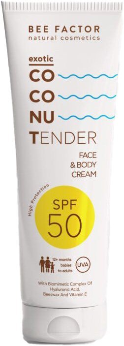 BEE FACTOR ΑΝΤΗΛΙΑΚΗ ΚΡΕΜΑ BEE FACTOR ΠΡΟΣΩΠΟΥ - ΣΩΜΑΤΟΣ SPF50 (150ML)