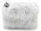 W7 GREY FURRY BAG 20�15CM