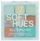   W7 SOFT HUES PRESSED PIGMENT PALETTE - AQUAMARINE 8.1GR