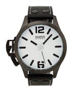   OOZOO STEEL LEFTY XL BLACK LEATHER STRAP