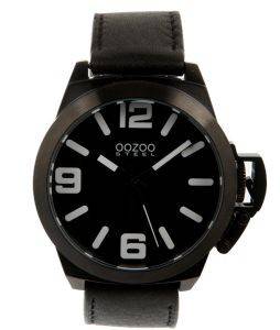 ΑΝΔΡΙΚΟ ΡΟΛΟΙ OOZOO STEEL XL LEATHER STRAP ΑΝΔΡΙΚΟ ΡΟΛΟΙ OOZOO STEEL XL LEATHER STRAP