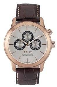   GANT WESTPORT BROWN LEATHER STRAP