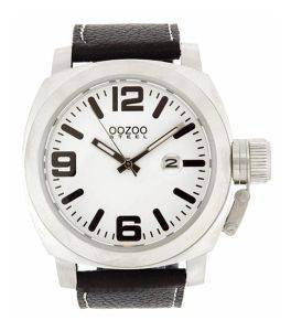   OOZOO STEEL XXL BLACK LEATHER STRAP