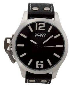   OOZOO STEEL LEFTY XL BLACK LEATHER STRAP