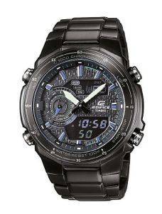 CASIO EDIFICE CHRONOGRAPH BLACK STAINLESS STEEL BRACELET EFA131BK-1AVE
