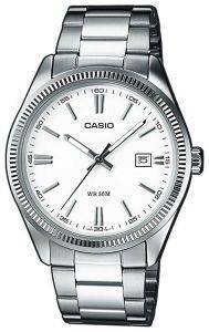 CASIO COLLECTION STAINLESS STEEL BRACELET WHITE DIAL MTP-1302D-7A1VEF