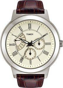 ������� ����� TIMEX BROWN LEATHER RETROGRANDE CALENDAR