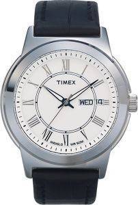   TIMEX CLASSIC BLACK LEATHER STRAP