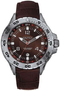   NAUTICA BLACK RUBBER STRAP