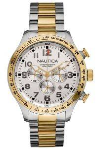   NAUTICA BFD101CHRONOGRAPH TWO-TONE STAINLESS STEEL BRACELET