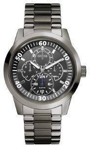 GUESS CALENDAR GUNMETAL STAINLESS STEEL BRACELET