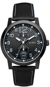 GUESS BLACK LEATHER STRAP
